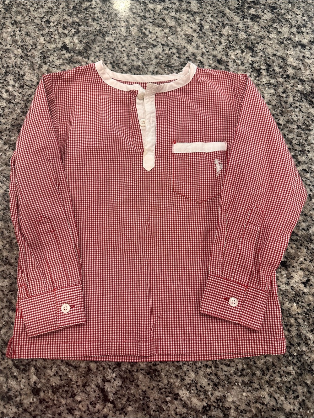 Well Dressed Wolf Gingham Shirt-Size 3T